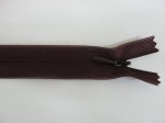 Skrita zadrga-60cm-179 179-temno-rdeca